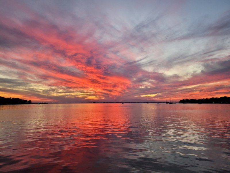 River sunset