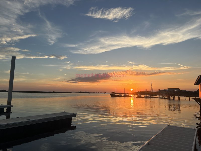 Marina sunset