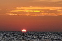 Sunrise over the ocean