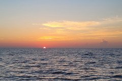 Sunrise over the sea