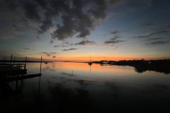 Dark sunset