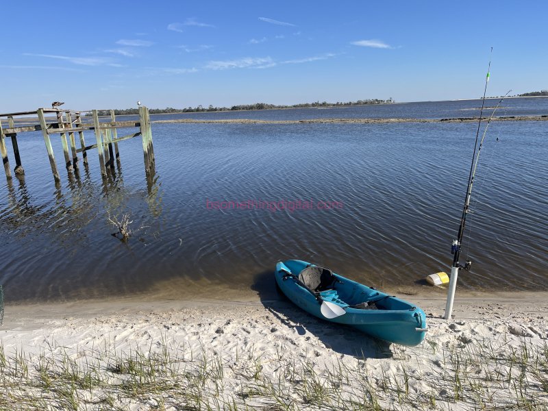 Kyak fishing and Osprey