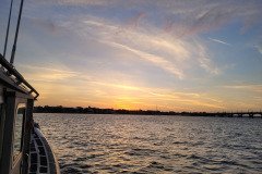 Boat sunset